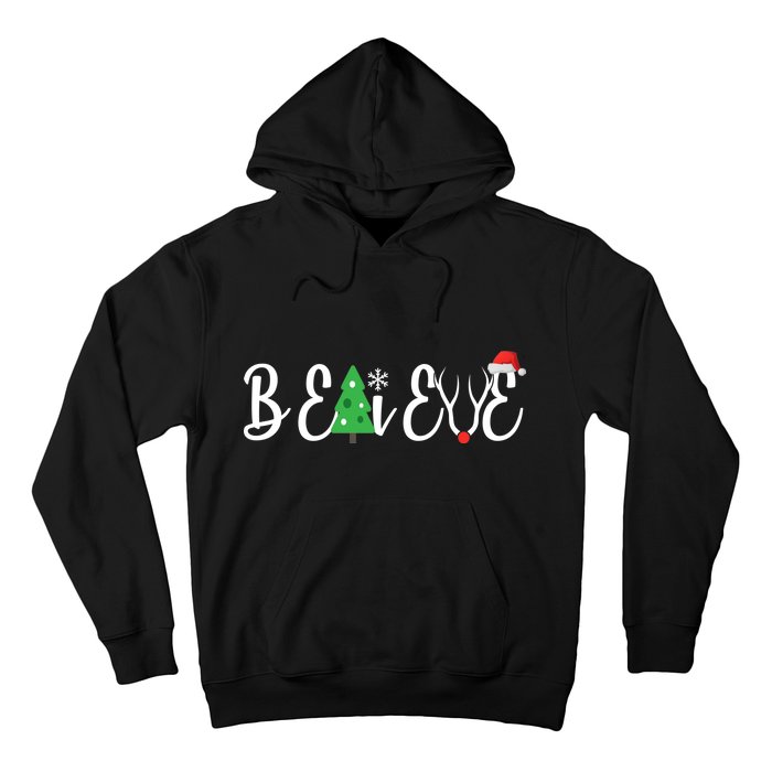 Believe In Christmas Cute Hoodie