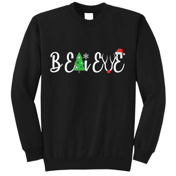 Believe In Christmas Cute Sweatshirt