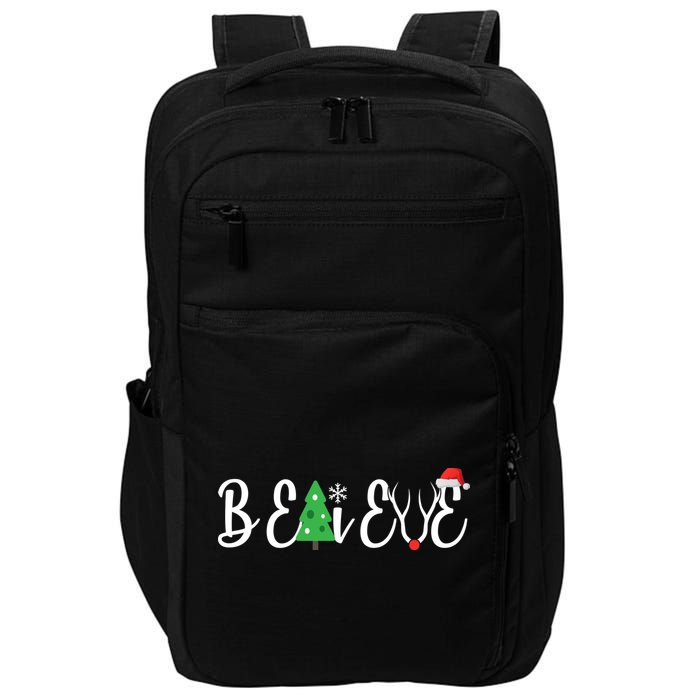 Believe In Christmas Cute Impact Tech Backpack