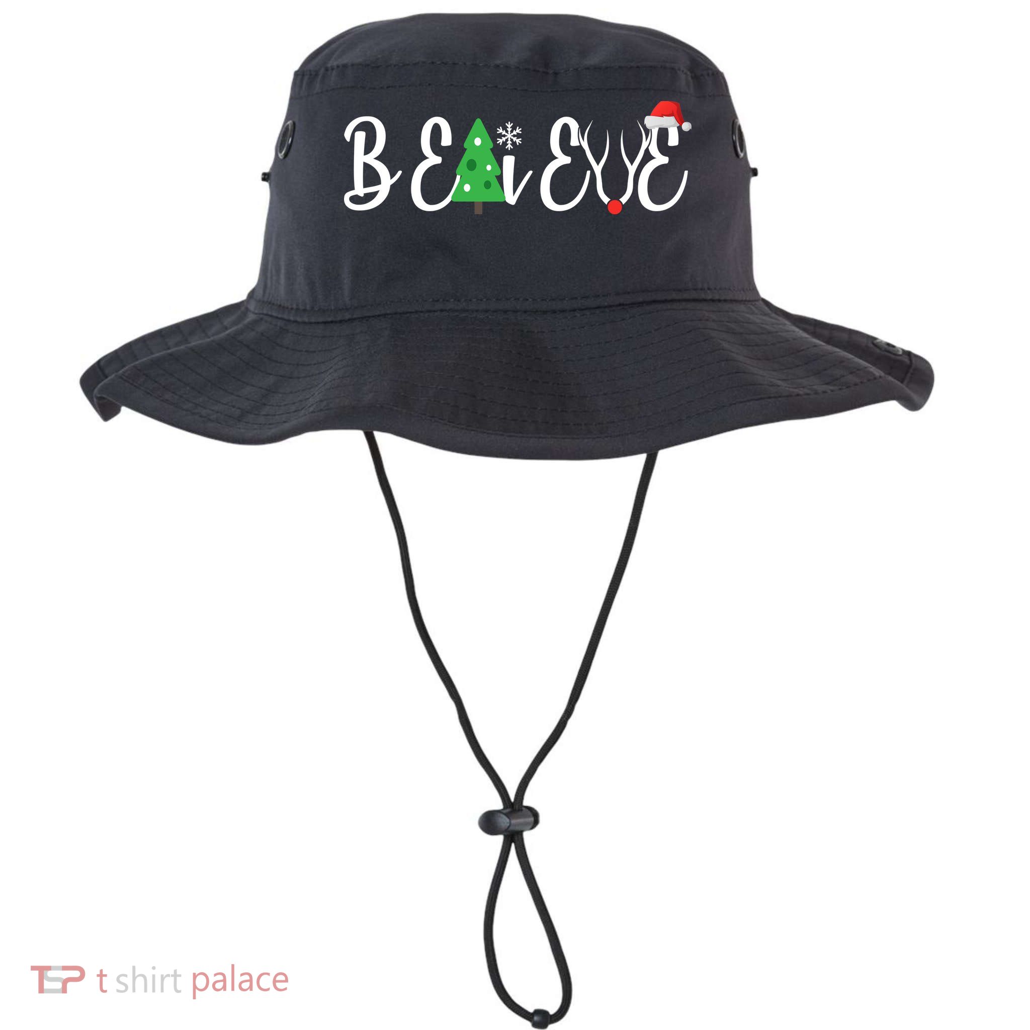 Believe In Christmas Cute Bucket Hat