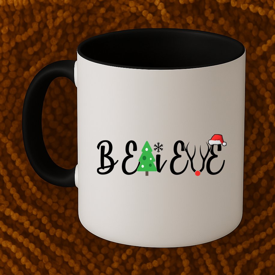 Believe In Christmas Cute Mug