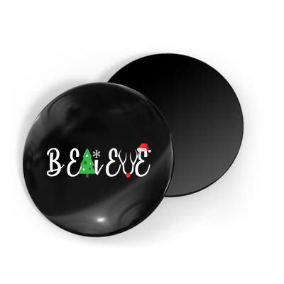 Believe In Christmas Cute Magnet