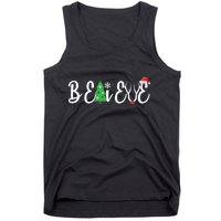 Believe In Christmas Cute Tank Top