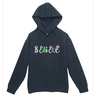 Believe In Christmas Cute Urban Pullover Hoodie