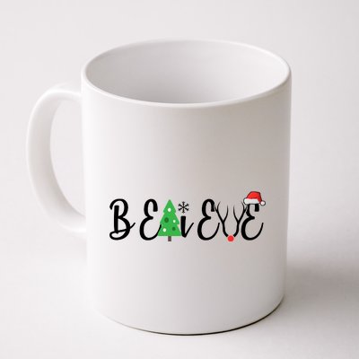 Believe In Christmas Cute Coffee Mug