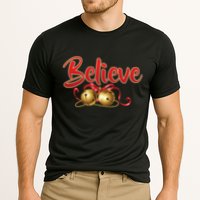 Believe In Christmas Jingle Bells Cooling Performance Crew T-Shirt