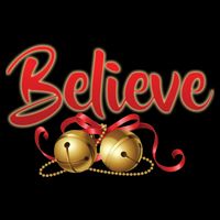 Believe In Christmas Jingle Bells Cooling Performance Crew T-Shirt