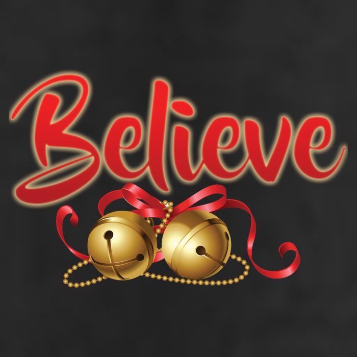 Believe In Christmas Jingle Bells Trucker Hat
