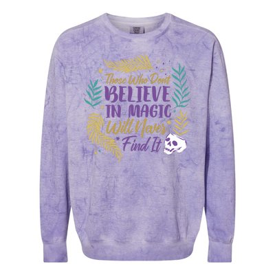 Believe In Magic Colorblast Crewneck Sweatshirt