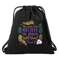 Believe In Magic Drawstring Bag