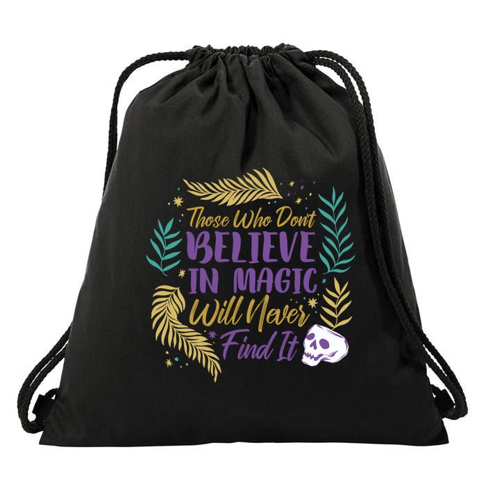 Believe In Magic Drawstring Bag