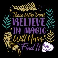 Believe In Magic Drawstring Bag