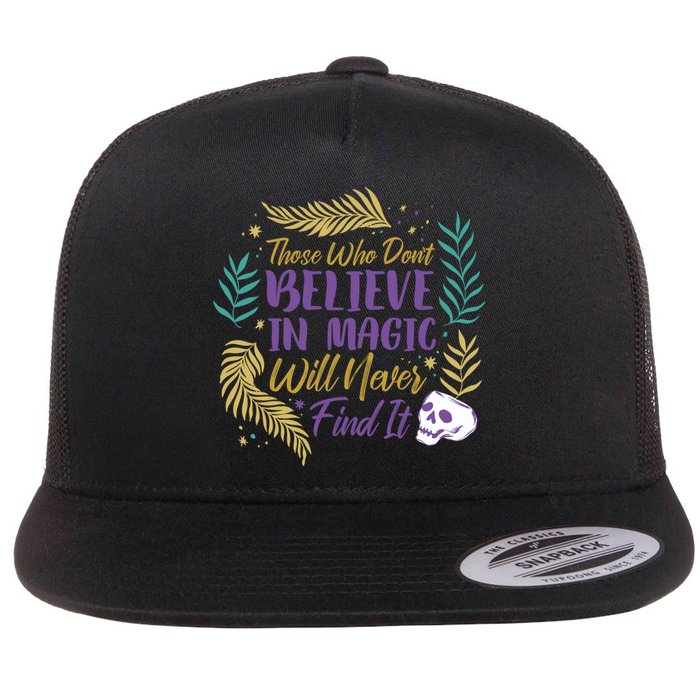 Believe In Magic Flat Bill Trucker Hat