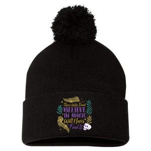 Believe In Magic Pom Pom 12in Knit Beanie