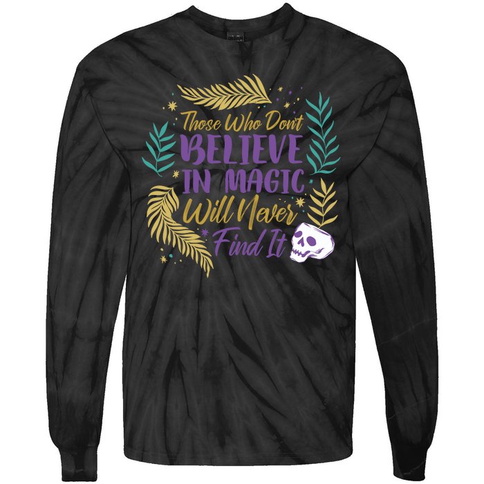 Believe In Magic Tie-Dye Long Sleeve Shirt