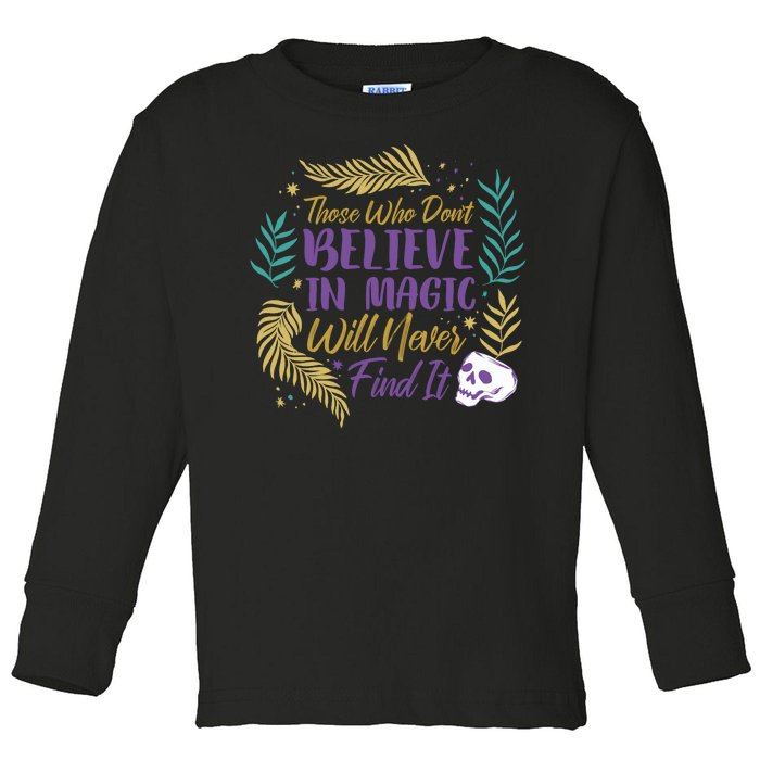 Believe In Magic Toddler Long Sleeve Shirt