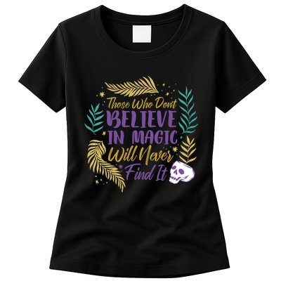 Believe In Magic Womens T-Shirt