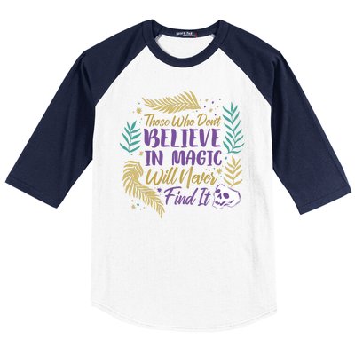 Believe In Magic Baseball Sleeve Shirt