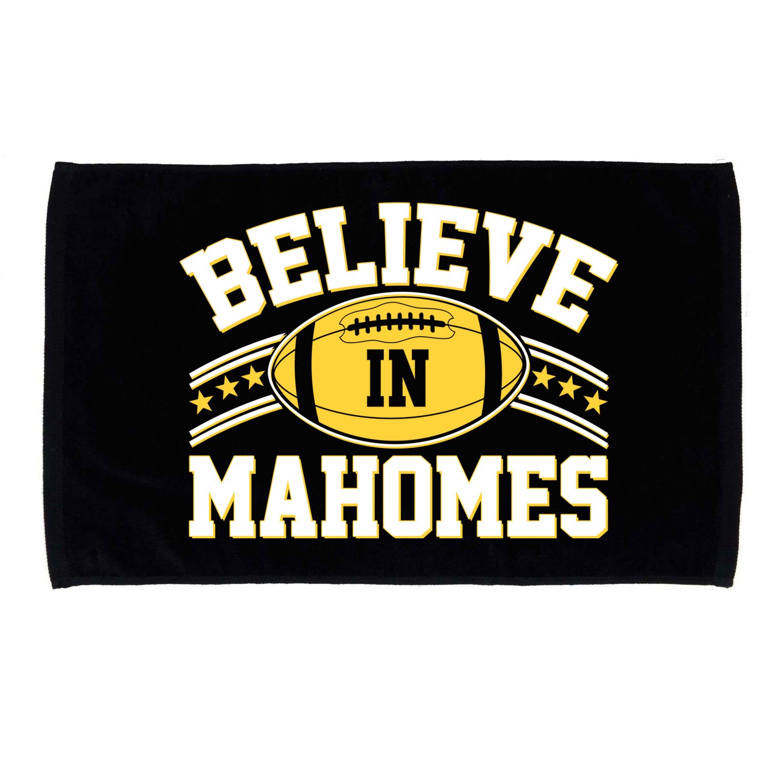 Believe In Mahomes KC Football Kansas City Fan Microfiber Hand Towel