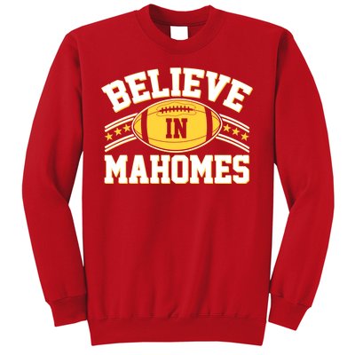 Believe In Mahomes KC Football Kansas City Fan Sweatshirt