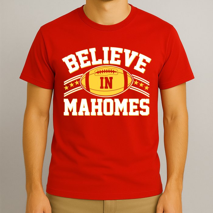 Believe In Mahomes KC Football Kansas City Fan T-Shirt