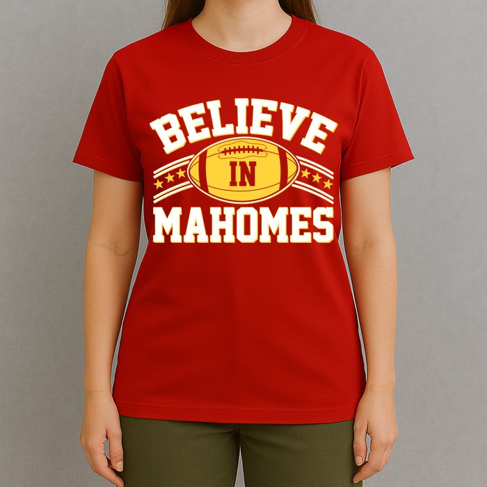 Believe In Mahomes KC Football Kansas City Fan T-Shirt