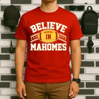 Believe In Mahomes KC Football Kansas City Fan T-Shirt