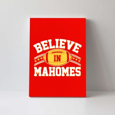 Believe In Mahomes KC Football Kansas City Fan Canvas