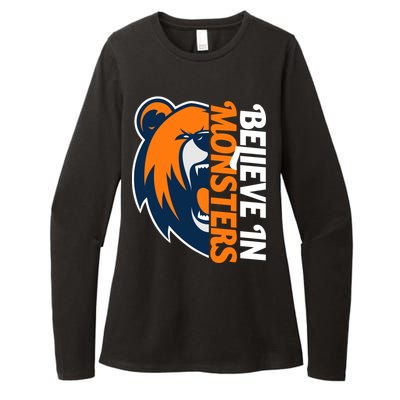 Believe In Monsters Chicago Football Womens CVC Long Sleeve Shirt