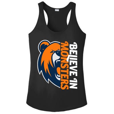 Believe In Monsters Chicago Football Ladies PosiCharge Competitor Racerback Tank