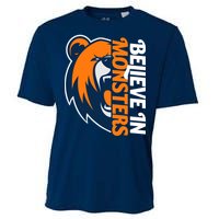 Believe In Monsters Chicago Football Cooling Performance Crew T-Shirt