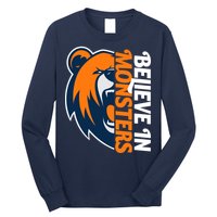 Believe In Monsters Chicago Football Long Sleeve Shirt