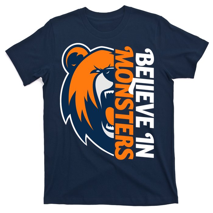 Believe In Monsters Chicago Football T-Shirt