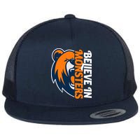 Believe In Monsters Chicago Football Flat Bill Trucker Hat