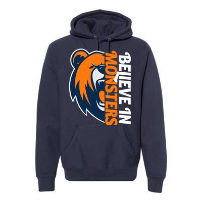 Believe In Monsters Chicago Football Premium Hoodie