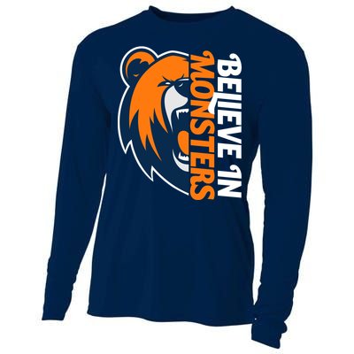 Believe In Monsters Chicago Football Cooling Performance Long Sleeve Crew