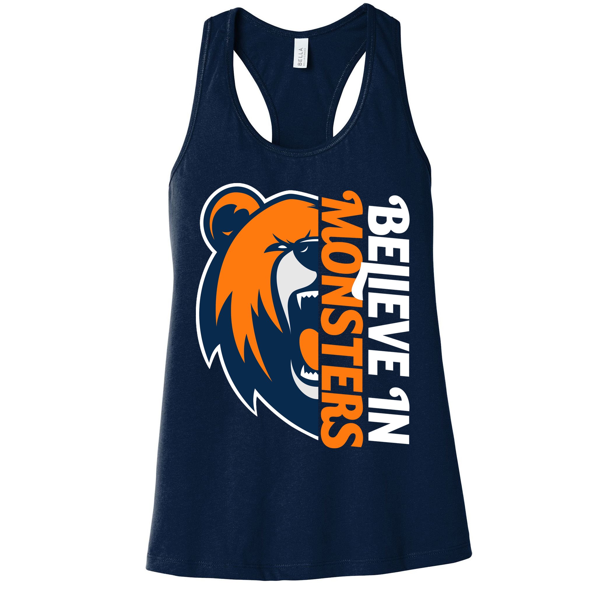Believe In Monsters Chicago Football Womens Tank Top