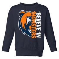 Believe In Monsters Chicago Football Toddler Sweatshirt