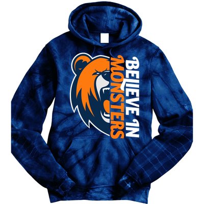 Believe In Monsters Chicago Football Tie Dye Hoodie