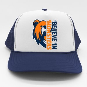 Believe In Monsters Chicago Football Trucker Hat