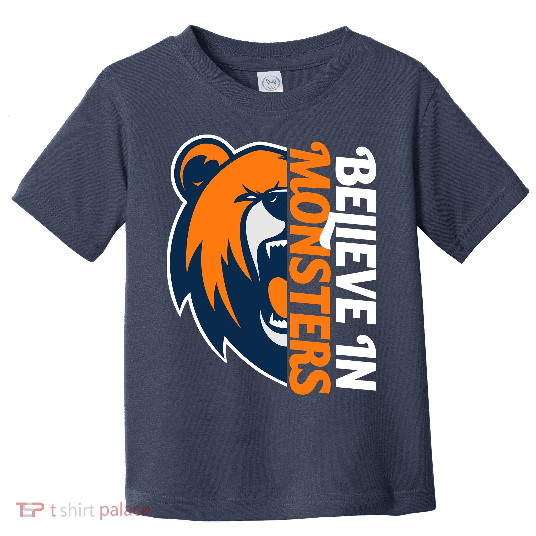 Believe In Monsters Chicago Football Toddler T-Shirt