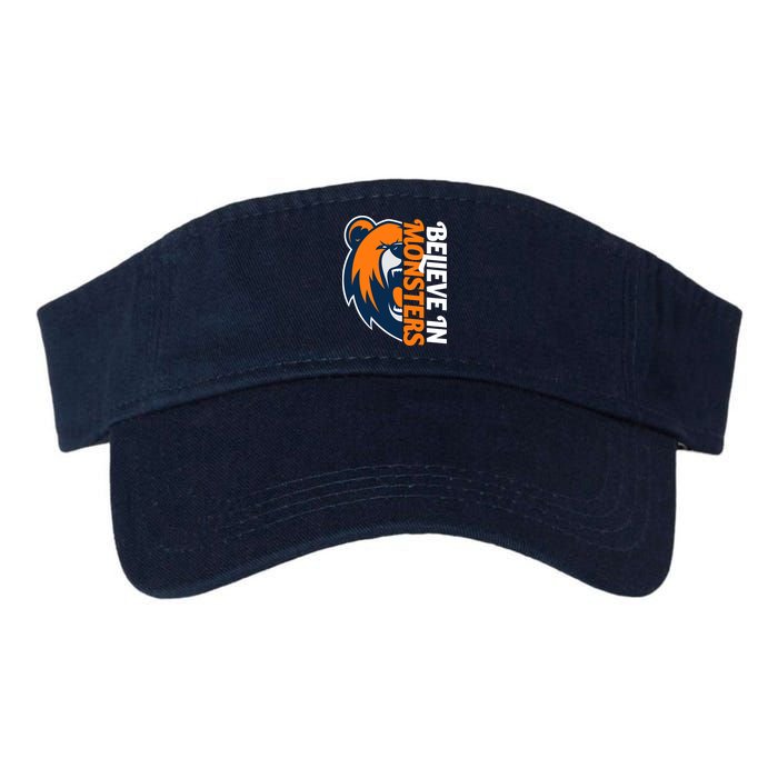 Believe In Monsters Chicago Football Valucap Bio-Washed Visor