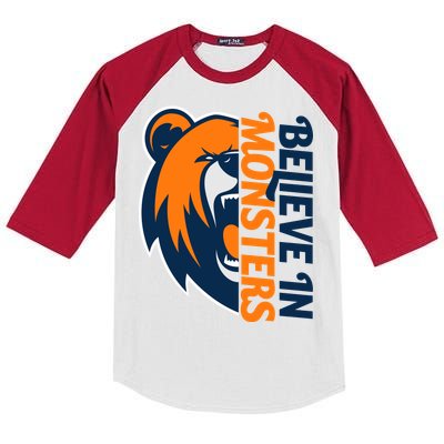 Believe In Monsters Chicago Football Kids Colorblock Raglan Jersey