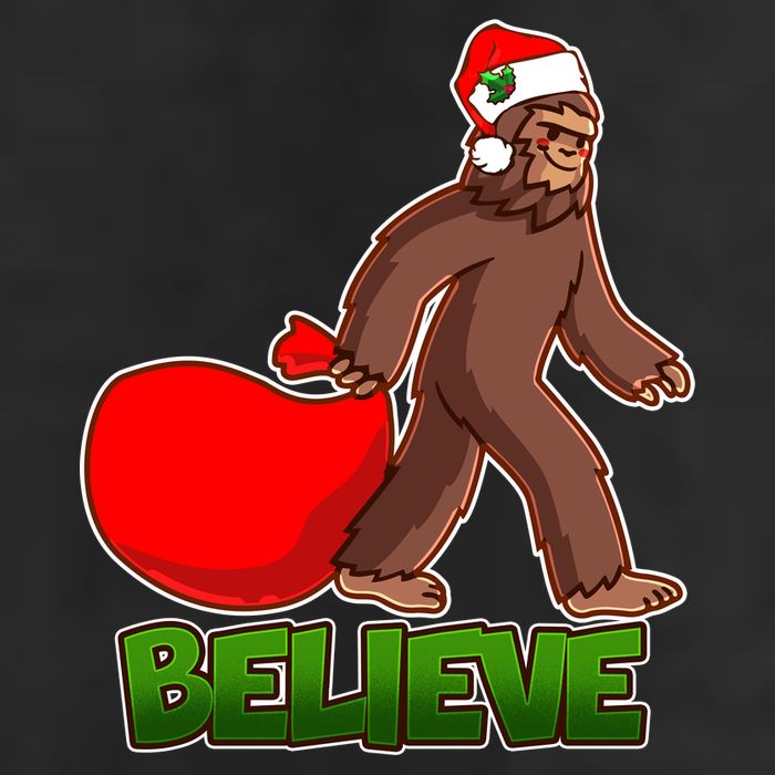 Believe In Santa Bigfoot Adult Drive Performance Visor