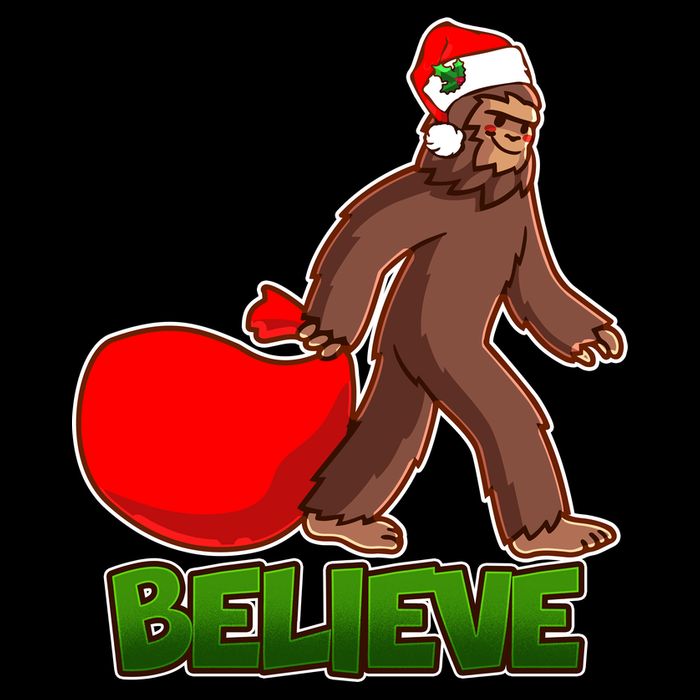 Believe In Santa Bigfoot 16 in Basic Backpack