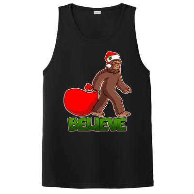 Believe In Santa Bigfoot PosiCharge Competitor Tank