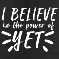 Believe In The Power Of Yet Growth Mindset Adult Drive Performance Visor