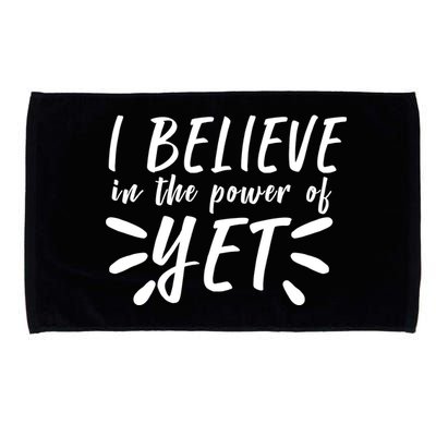 Believe In The Power Of Yet Growth Mindset Microfiber Hand Towel