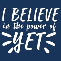Believe In The Power Of Yet Growth Mindset 16 in Basic Backpack