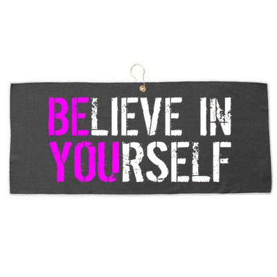 Believe in Yourself Be You Large Microfiber Waffle Golf Towel